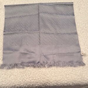 Christian Dior Silk Gray Scarf